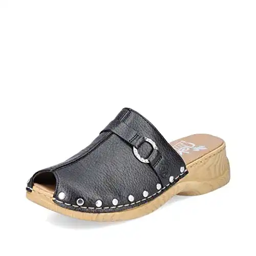 Rieker Damen Clogs Pantoletten 65062 für Frauen