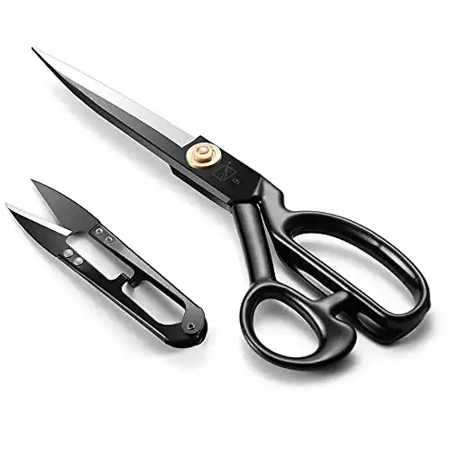 Schneiderschere Jinjian 24 cm mit scharfen Klingen aus Kohlenstoffstahl