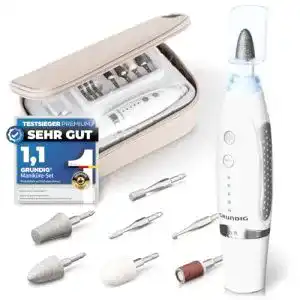 Elektrisches Maniküre-Set von Grundig mit Saphir Zubehör