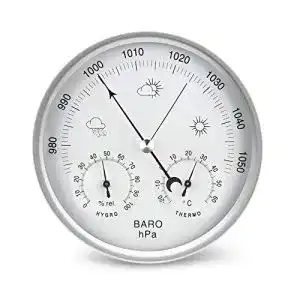 Barometer Amtast Zifferblatt Wetterstation analog 3 in 1