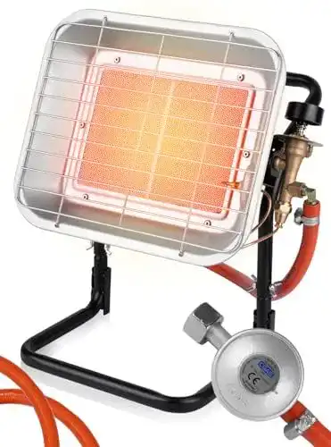 Maltec Gasheizstrahler Gazcamp für Zeltheizung mit 4,5 kW