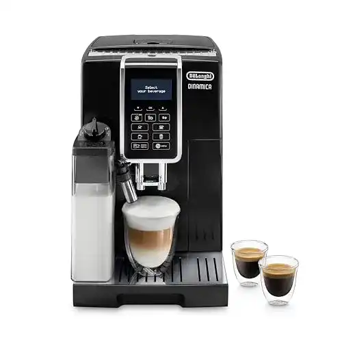 Kaffeevollautomat De’Longhi Dinamica mit 2 Bohnenkammern