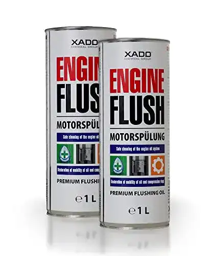 Motorreiniger XADO Set mit 2 Spülölen für Motor und Getriebe