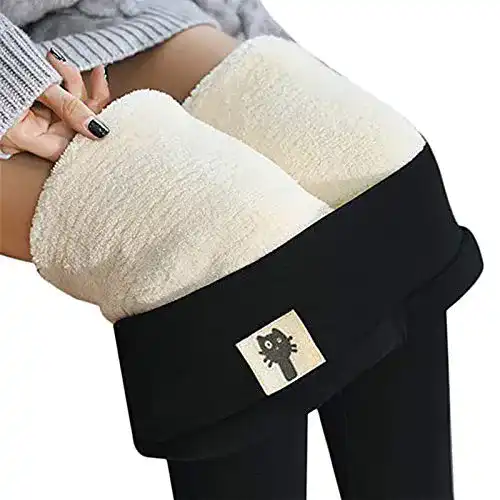 Gefütterte Leggings Denise Lamb für Damen im Winter