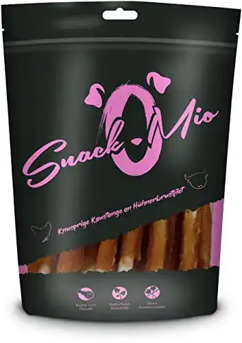 SnackOMio Premium Hundeleckerlies – Knusprige Hundesnacks