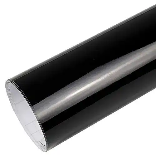 Autofolie Rapid Teck 7€/m² Glanz Schwarz 2m x 1,52m