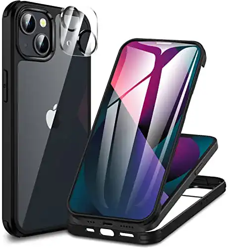 Cenhufo Outdoor-Hülle für iPhone 13 mit 360 Grad Schutz und Panzerglas