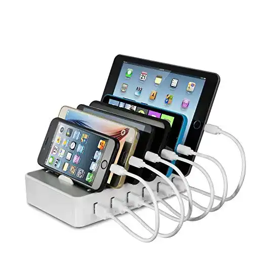 YOJA Ladestation für mehrere Geräte mit 6 USB Ports