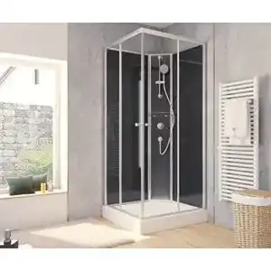 Komplettdusche Rimini von Schulte, 90 x 90 cm, Eckeinstieg