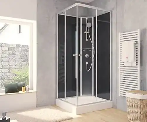 Komplettdusche Rimini von Schulte, 90 x 90 cm, Eckeinstieg