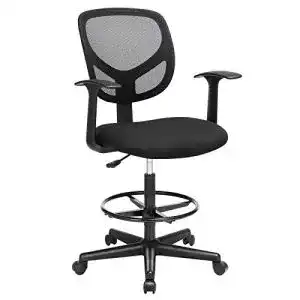 Bürostuhl ohne Armlehne von Songmics – Ergonomischer Arbeitsstuhl
