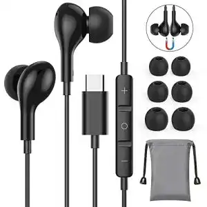 USB-C Kopfhörer Guguearth In-Ear mit Magnetischem Design