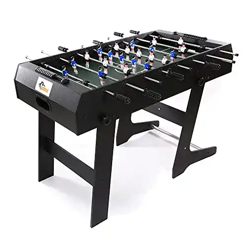 Klappbarer Tischkicker SAMAX Kickertisch für Tischfußball