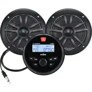 Velex Marine Lautsprecher Bluetooth Wasserdicht für Boote und ATV