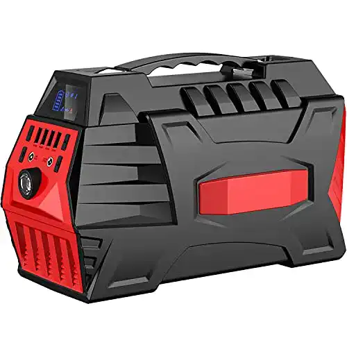 Tragbare Powerstation Powkey 407Wh Solargenerator 500W/230V