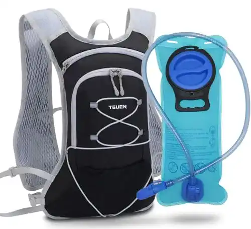 Teuen Trinkrucksack mit 2L Trinkblase für Outdoor-Aktivitäten