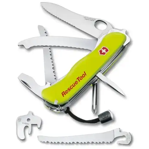 Victorinox Schweizer Rescue Tool MW Taschenmesser mit 13 Funktionen
