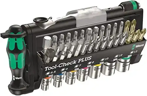 Mini-Ratschen-Set Wera 05056490001 Tool-Check PLUS 39-teilig