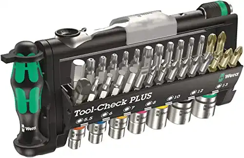 Mini-Ratschen-Set Wera 05056490001 Tool-Check PLUS 39-teilig