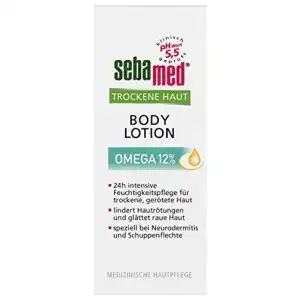 Sebamed Bodylotion für trockene Haut mit 12% Omega-6-Fettsäuren