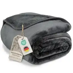 Kaschmirdecke Gräfenstayn – Kuscheldecke mit Cashmere-Feeling