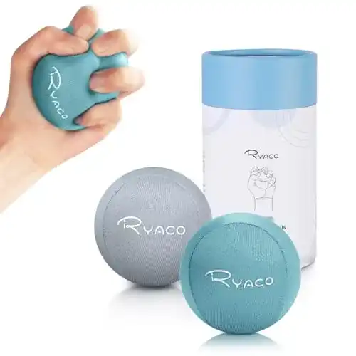 Ryaco Antistressball 2er-Set Handtrainer für Stressbewältigung