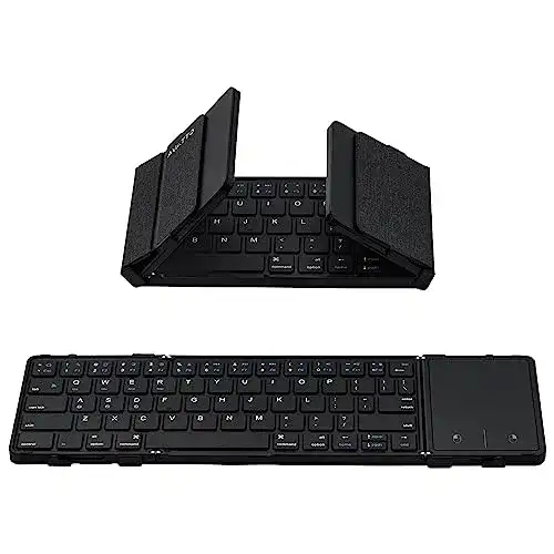Faltbare Tastatur Mcbazel Bluetooth 5.1 mit Touchpad