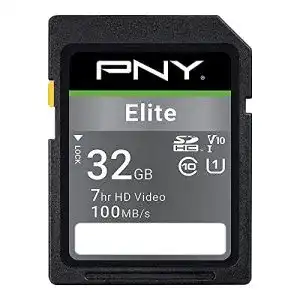 Pny Elite SDHC Karte 32GB Class 10 UHS-I U1 mit 100MB/s