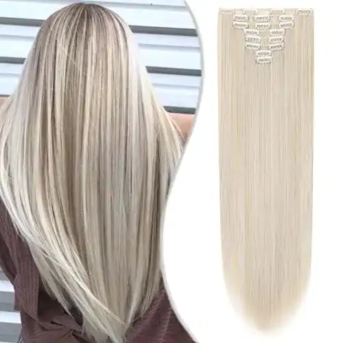 SEGO Clip-in Extensions 8-teiliges Set 66 cm für Haarverlängerung