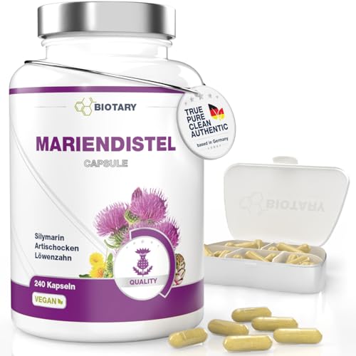Mariendistel Kapseln von Biotary, 240 Kapseln à 680 mg