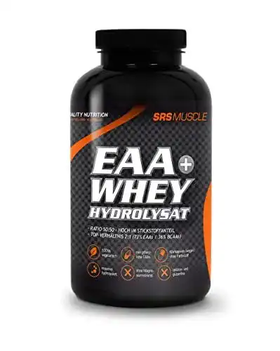 EAA-Kapseln SRS Muscle mit EAA und Whey Hydrolysat, 180 Kapseln
