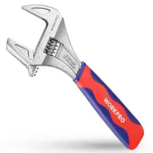 Verstellbarer Rollgabelschlüssel WORKPRO 2 in 1 aus Chrom-Vanadium-Stahl