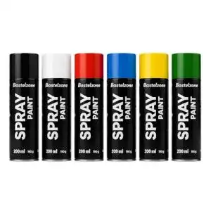 Lackspray Südor Sprayfarben-Set mit 6 Farben à 200 ml