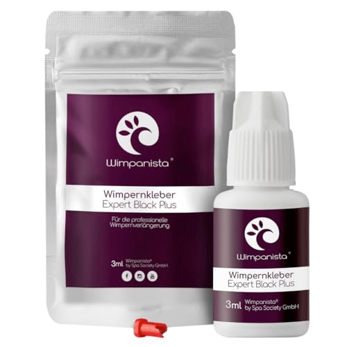 Wimpernkleber Wimpanista Expert Black Plus für professionelle Anwendungen