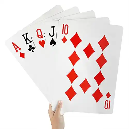Spielkarten Belle Vous 54er Set Jumbo Plastik Pokerkarten