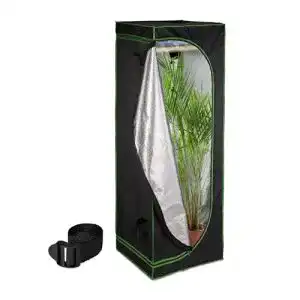 Relaxdays Growzelt 180x60x60 cm mit reflektierender Innenbeschichtung