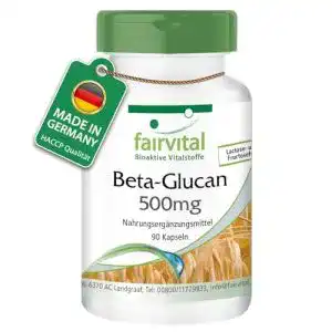 Beta-Glucan Fairvital Kapseln 90 Stück 500mg