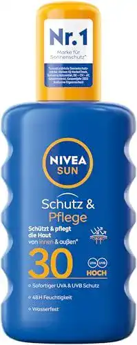 Nivea Sonnencreme Spray Schutz & Pflege LSF 30 (200 ml)