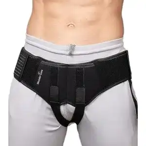 Leistenbruch Gürtel Wonder Care in Schwarz für Männer