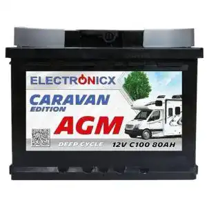AGM-Batterie 95Ah und 80Ah von Electronicx für Wohnmobile und Solaranlagen
