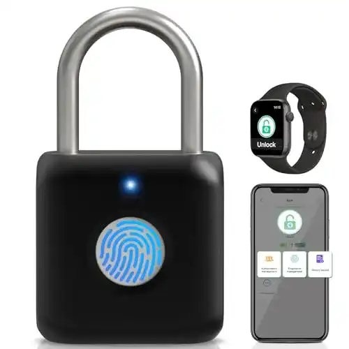 Fingerabdruck Vorhängeschloss von Anweller Smart Lock für verschiedene Anwendungen