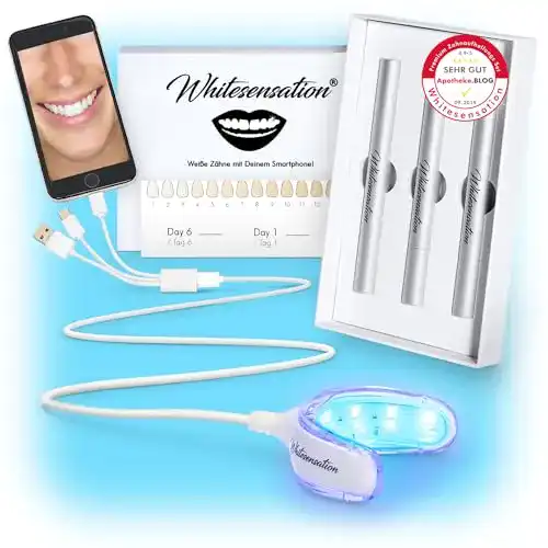 Bleaching Gel von Whitesensation für Zahnaufhellung im Set