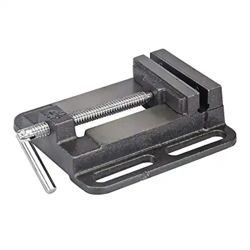 Maschinenschraubstock Silverline 292674 100 mm für Werkstatt und Heimwerker