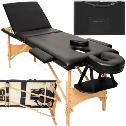 Massageliege tectake Mobile 3 Zonen mit Höhenverstellung