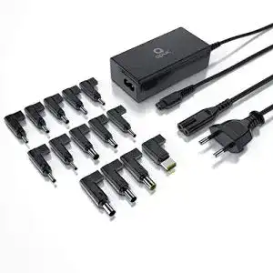 Universal Netzteil für Laptops bis 65 Watt mit 14 Adaptersteckern