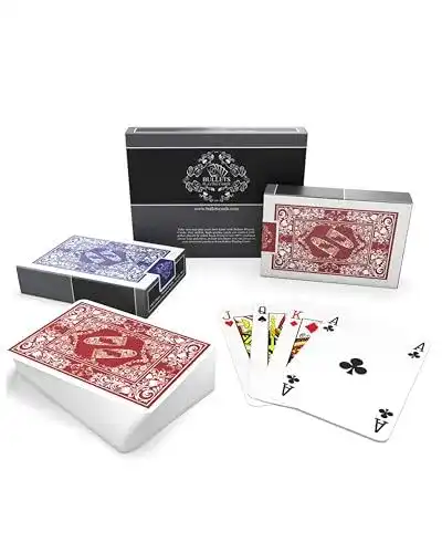 Pokerkarten Bullets Playing Cards – wasserfeste Spielkarten aus Kunststoff