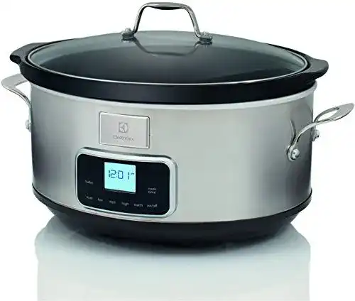 Slow Cooker Electrolux ESC7400 Edelstahl mit 6 Programmen und 6,6 l