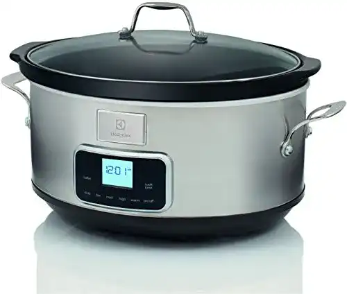 Slow Cooker Electrolux ESC7400 Edelstahl mit 6 Programmen und 6,6 l