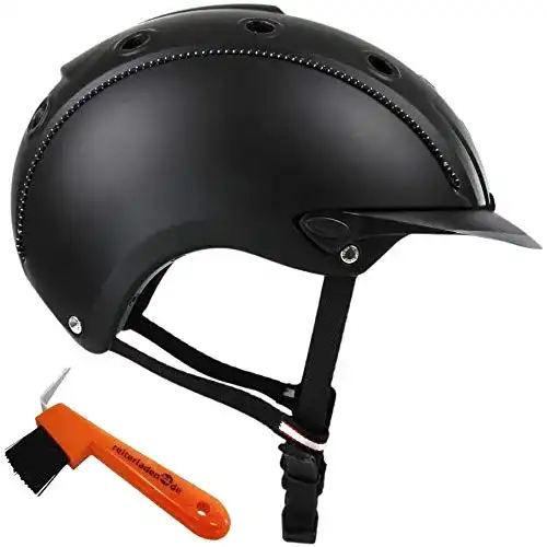 Casco Reithelm Mistrall-1 in Schwarz, Größe M (54-58 cm)