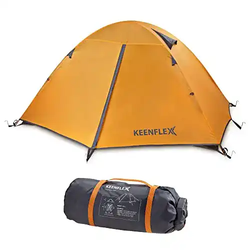 2-Personen Zelt KeenFlex für Camping, doppelwandig und leicht